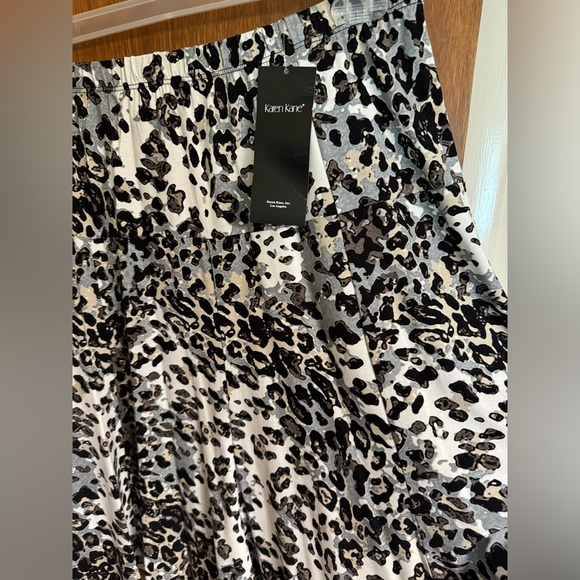 NWT Karen Kane size 1X elastic waist Wild Thing Paneled Shirt Retail $114 - Picture 9 of 16